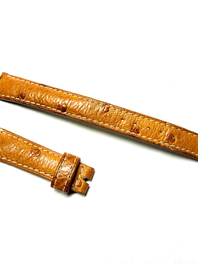 Rolex 1412mm Rolex Tan Genuine Ostrich Watch Band Strap Rolex 1412mm Rolex Tan Genuine Ostrich Watch Band Strap